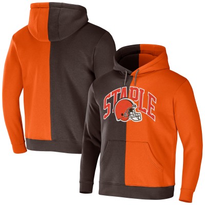 Толстовка Cleveland Browns NFL x Staple Split Logo - Brown