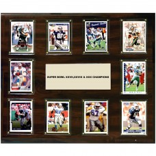 Dallas Cowboys Super Bowl XXVII, XXVIII & XXX Champions 15 x 18 Plaque