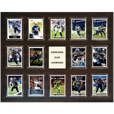 Seattle Seahawks Super Bowl XLVIII Champions 16 x 20 Plaque