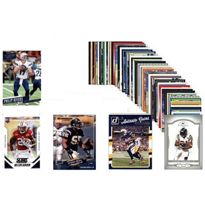Los Angeles Chargers Trading Card 50-Count Set