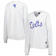 Кофта Indianapolis Colts The Wild Collective Womens Cheer V-Neck Fleece - White
