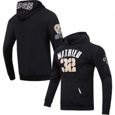 Толстовка с капюшоном  Tyrann Mathieu New Orleans Saints Pro Standard - Black