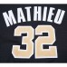 New Orleans Saints Tyrann Mathieu Pro Standard Black Mesh Player Name & Number Top