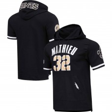 Футболка с капюшоном Tyrann Mathieu New Orleans Saints Pro Standard - Black