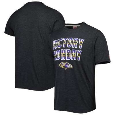 Футболка Baltimore Ravens Homage Victory Monday Tri-Blend - Charcoal