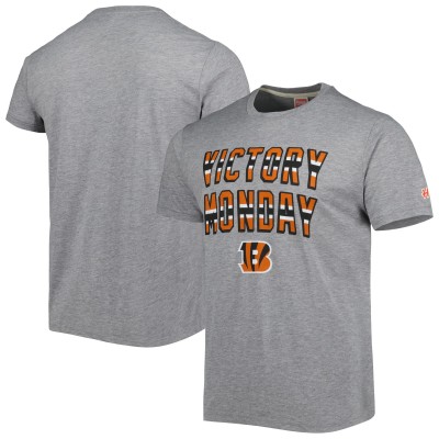 Футболка Cincinnati Bengals Homage Victory Monday Tri-Blend - Gray
