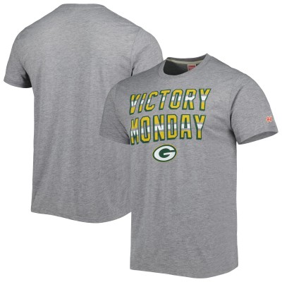Футболка Green Bay Packers Homage Victory Monday Tri-Blend - Gray