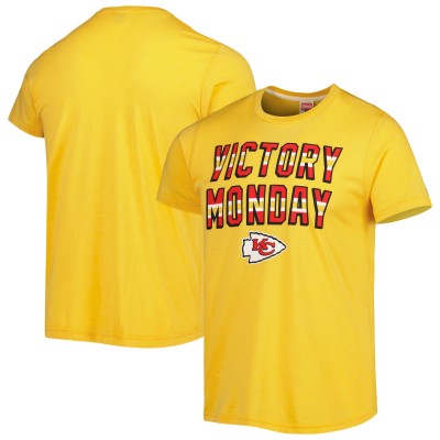 Футболка Kansas City Chiefs Homage Victory Monday Tri-Blend - Gold