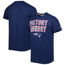 New England Patriots Homage Victory Monday Tri-Blend T-Shirt - Navy