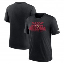 Футболка Arizona Cardinals Nike Local Tri-Blend - Heathered Black