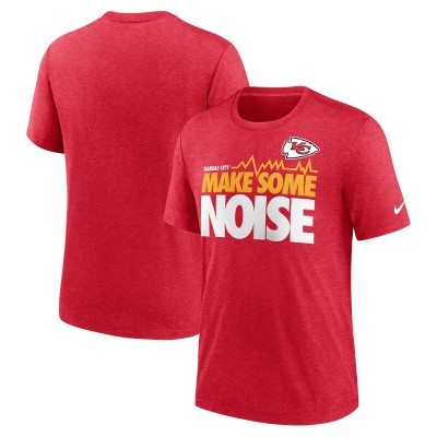 Футболка Kansas City Chiefs Nike Local Tri-Blend - Heathered Red