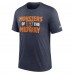 Футболка Chicago Bears Nike Local Tri-Blend - Heathered Navy