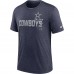 Футболка Dallas Cowboys Nike Local Tri-Blend - Heathered Navy