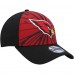 Бейсболка Arizona Cardinals New Era Shattered 39THIRTY - Cardinal/Black