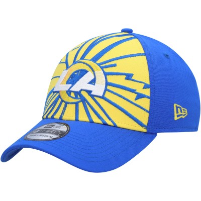 Бейсболка Los Angeles Rams New Era Shattered 39THIRTY - Gold/Royal