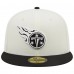 Бейсболка Tennessee Titans New Era Chrome Collection 59FIFTY - Cream/Black