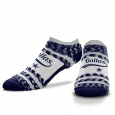 Dallas Cowboys For Bare Feet Womens Tail Swoop Fuzzy Ankle Socks