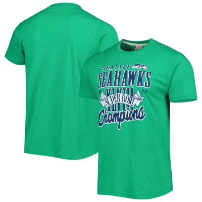 Футболка Seattle Seahawks Homage Super Bowl Classics Tri-Blend - Green