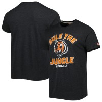 Cincinnati Bengals Homage Charcoal Hyper Local Tri-Blend T-Shirt