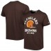 Футболка Cleveland Browns Homage Brown Hyper Local Tri-Blend