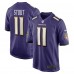 Игровая джерси Jordan Stout Baltimore Ravens Nike - Purple