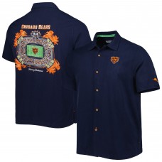 Рубашка Chicago Bears Tommy Bahama Top of Your Game Camp - Navy