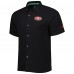 Рубашка с коротким рукавом San Francisco 49ers Tommy Bahama Top of Your Game Camp - Black
