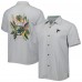 Рубашка с коротким рукавом Atlanta Falcons Tommy Bahama Coconut Point Frondly Fan Camp IslandZone - Gray