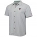 Рубашка с коротким рукавом Atlanta Falcons Tommy Bahama Coconut Point Frondly Fan Camp IslandZone - Gray