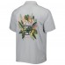 Рубашка с коротким рукавом Atlanta Falcons Tommy Bahama Coconut Point Frondly Fan Camp IslandZone - Gray