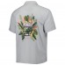 Рубашка с коротким рукавом Carolina Panthers Tommy Bahama Coconut Point Frondly Fan Camp IslandZone - Gray