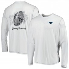 Футболка с длинным рукавом Carolina Panthers Tommy Bahama Laces Out Billboard - White