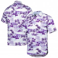 Baltimore Ravens Tommy Bahama Sport Tropical Horizons Button-Up Shirt - Purple
