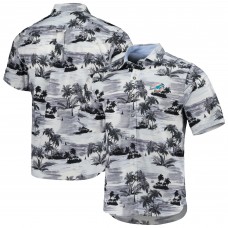 Miami Dolphins Tommy Bahama Sport Tropical Horizons Button-Up Shirt - Black