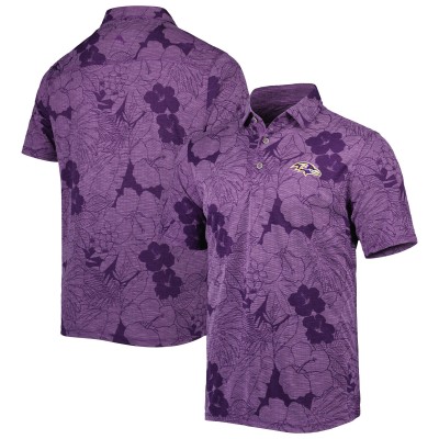 Поло Baltimore Ravens Tommy Bahama Miramar Blooms - Purple