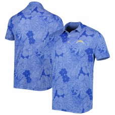 Поло Los Angeles Chargers Tommy Bahama Miramar Blooms - Powder Blue