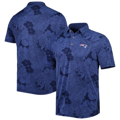 New England Patriots Tommy Bahama Navy Miramar Blooms Polo