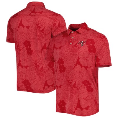 Поло Tampa Bay Buccaneers Tommy Bahama Miramar Blooms - Red
