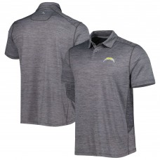 Поло Los Angeles Chargers Tommy Bahama Delray Frond IslandZone - Charcoal