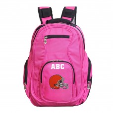 Cleveland Browns MOJO Personalized Premium Laptop Backpack - Pink