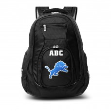 Detroit Lions MOJO Personalized Premium Laptop Backpack - Black