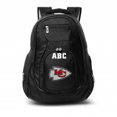 Kansas City Chiefs MOJO Personalized Premium Laptop Backpack - Black
