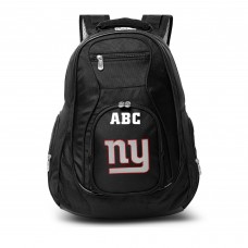 New York Giants MOJO Personalized Premium Laptop Backpack - Black