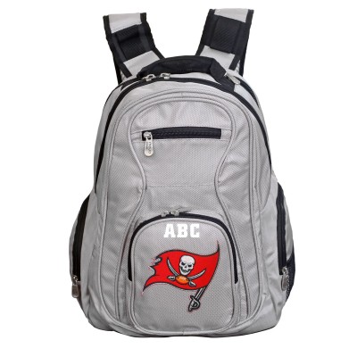 Рюкзак с отсеком для ноутбука Tampa Bay Buccaneers MOJO Personalized Premium - Gray