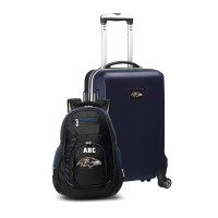 Рюкзак и чемодан Baltimore Ravens MOJO Personalized Deluxe - Navy