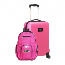 Рюкзак и чемодан Baltimore Ravens MOJO Personalized Deluxe - Pink