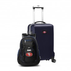Рюкзак и чемодан San Francisco 49ers MOJO Personalized Deluxe - Navy