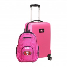 Рюкзак и чемодан San Francisco 49ers MOJO Personalized Deluxe - Pink
