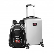 Рюкзак и чемодан San Francisco 49ers MOJO Personalized Deluxe - Silver