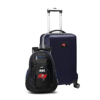 Рюкзак и чемодан Tampa Bay Buccaneers MOJO Personalized Deluxe - Navy